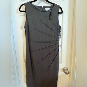 Calvin Klein Charcoal Midi Dress